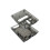 Replacement Shell Case for  SNES SFC US Version Retro Gaming Consoles Translucent Case Transparent Black 4