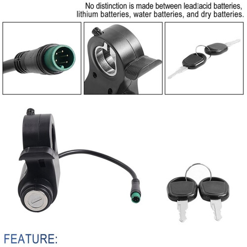 For  G2 Max/G2 Pro Electric Scooter 5-Pin Throttle  Lock with Key Accessory 2