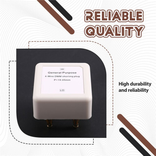 4-Wire for DMM Short Socket Standard Resister Calibration Multimeter Verification Tool for High- for Precision Resistor 2