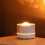 Humidifier with Starry Projector, Aromatherapy Diffuser & Flame Effect, USB Rotate Projection Light Mist Maker Fogger B 6