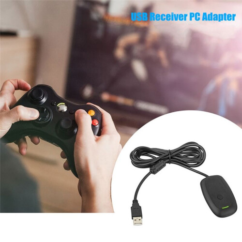 For Xbox360 Wireless USB Receiver Supports Windows XP/Vista Portable PC Adapter Wireless Gamepad USB Receiver 2