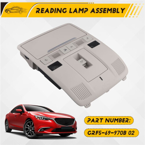 GRF5-69-970B Reading Lamp Assembly Overhead Console Dome Light for  6 CX-5 CX-8 CX-9 1