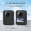 Silicone Case for  Osmo 360 Protective Case with Lens Protective Case Action Camera Protect Accessories Black 7