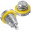 2Set Lower Unit Drain Plug for Mercury  Outboard Engine Gear Case O/Bs with Magnetic and Non-Magnetic Screw 6