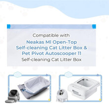Cat Litter Bags Liners for Neakasa M1 and Pet Pivot Autoscooper 11 Open-Top Self-Cleaning Cat Litter Box Drawstring Bags