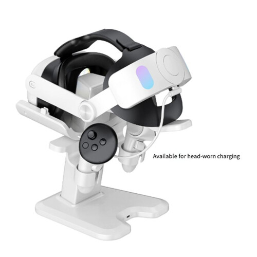 Charging Dock for Meta Quest 3 Headset Controller Display Mount Station VR Display Stand for Meta Quest 3 Charging Stand 2