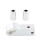 Motorcycle Silvery Fairing Headlight Mount Extension Hardware Kit for  Davidson Dyna Fat Bob FXDF 2008-2017 5