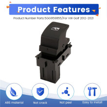Interruptor Elevador de Ventana de Automóvil 5GG959855 para 2012-2021 Interruptor de Control de Ventana Accesorios para Automóvil
