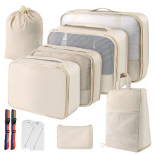 Packing Cubes for Travel - Luggage Organizer Bags for Family, Mesh Breathable Travel Packing Cubes for Suitcases