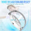 Handheld Sleep Instrument Pulse Decompression Sleep Aid Improve Insomnia Magic Adjustment  Sleep Massager White 3