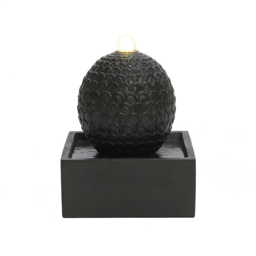 Charles Bentley Charles Bentley Arno Sphere Water Feature with LED Lights - Mains Powered 2