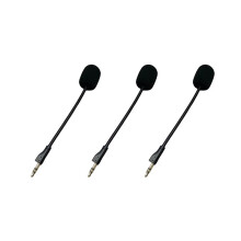 Replacement 3.5mm Microphone for  G PRO G PRO X Gaming Headsets E-Sports Game Mic Bendable Game Mic 3Pcs