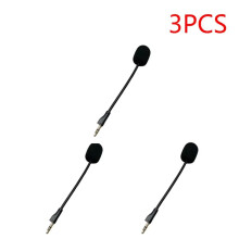 Replacement 3.5mm Microphone for  G PRO G PRO X Gaming Headsets E-Sports Game Mic Bendable Game Mic 3Pcs
