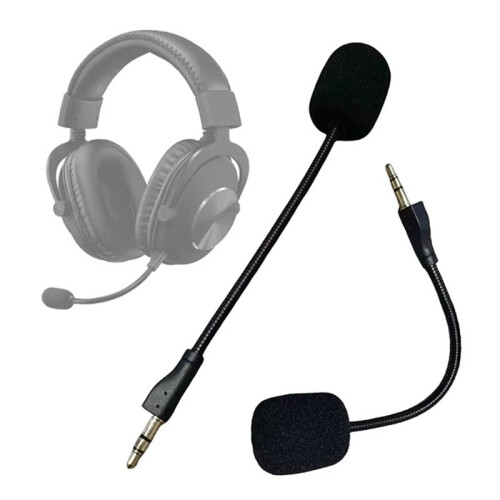 Microfono di Ricambio da 3,5 mm per Cuffie da Gioco  G PRO G PRO X Microfono da Gioco per ESport Microfono da Gioco Pieghevole 3 Pezzi 2