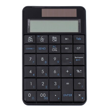Miniteclado Inalámbrico 2 en 1 USB Digital con Calculadora, 2.4G, Pantalla y Calculadora de Oficina.