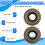 2pcs New Gearcase Oil Seal Replace 321480 0321480 Sierra 18-2028 for OMC Marine Engine 2