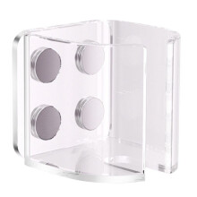 Hamster Water Bottle Stand Transparent Feeder Bracket for Squirrels Leakproof Hamster Water Bottle Magnetic Holder