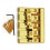 Vintage 4 String Bass Bridge 82.3x63.5MM String Bottom Through String Spacing 19MM Bass Fixed Bridge Gold 3
