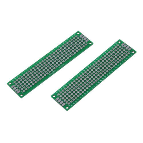 4pcs Double-Side Prototype FR-4 PCB Stripboard Universal Printed Circuit Board 2x8cm Size 2