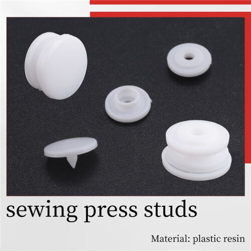 50 pcs T3 KAM SNAPS press studs Scrapbook Sewing buttons white 2