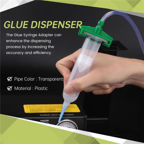 30CC-50CC Plastic Transparante Luchtslang Lijmdispenser Spuitadapter 1
