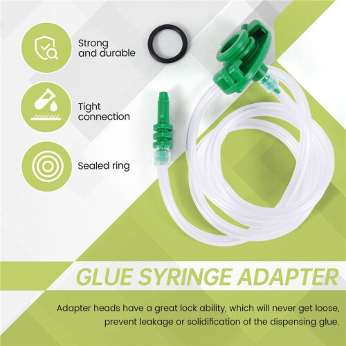30CC-50CC Plastic Transparante Luchtslang Lijmdispenser Spuitadapter 2