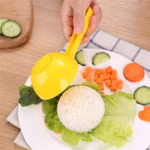 Rice Spoon,Non-Stick DIY Rice Scoop Mold, Rice  Spoon, Half Round Rice Porridge Spoon, Kitchen Accessories