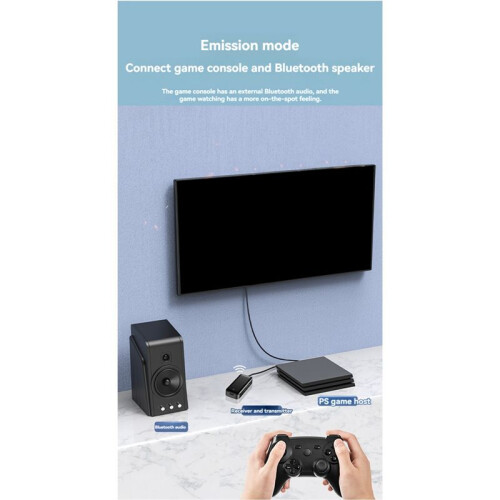 5.3 Receiver Transmitter Car  Audio Adapter Wireless 3.5mm Aux Audio Adapter Support Wireless Photo 2