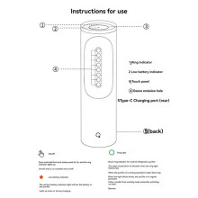 Portable Refrigerator Deodorizer Home Car Odor Removal Sterilization Air Purifier Food Shelf Life Extender