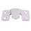 Furniture Sectional Interlock Style Sofa Connector 10pcs Silver Tone 3