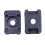 Screw Bracket Mount Saddles Bases Cable Tie Bracket 23mmx16mm 30 Units Black 3