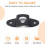 10PCS Audio Speaker Wall Mounted Iron Hanger Plate Black 4.8cm Long 4