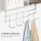 5 Hooks Over Door Home Bathroom Kitchen Coat Towel Loop Hanger Rack Holder Shelf,Silver 9