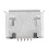 60Pcs Micro-USB Type B Female 5 Pin SMT Placement SMD DIP Socket Connector 3