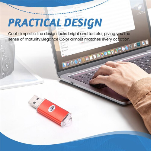 USB 2.0 Flash Memory Stick Pen Drive Storage Thumb Color:Red Capacity:512MB 1