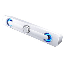 Barra de Altavoz Doble, Estéreo Portátil Inalámbrico, Sonido Envolvente de 360 Grados, Compatible con Computadoras, Proyectores, Teléfonos B
