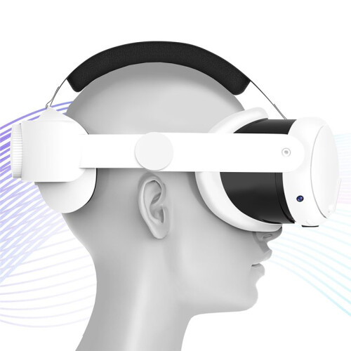 5in1 VR Accessories Kits for Meta Quest 3 Face Cover VR Handle Protection Case White 1