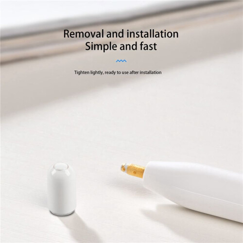 Magnetic Cap for  Pencil, Magnetic Replacement Protective Cap Cover for  Pro Pencil - White 1pc 1