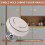 1 x Ceramic Door/Wardrobe/Cabinet/Cupboard Knob Handle Drawer White 1