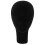 Polystyrene Foam Mannequin Face Model  Wig Holder Eyeglass Glasses With Base Bracket - Black, 35cm 6