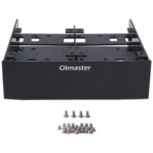 Oimaster Multi Funktional Fest Platten Konvertierungs Rack Standard 5,25 Zoll Geraet Mit 2.5 Zoll / 3.5 Zoll Hdd Befestigungs Schraube