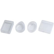 15 Pack Silicone Resin Pendant Mould Jewellery Molds With Hanging Hole For Diy Jewelry Making 5 Shapes
