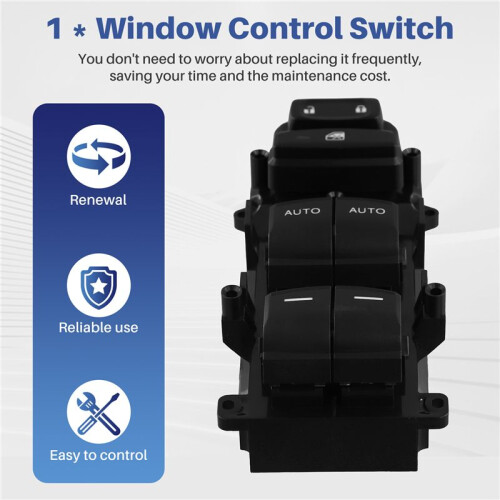 Power Window Master Control  35750-TEA-H02 for   10th Generation 2016-2021 LHD 1