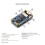 Waveshare Placa de Desenvolvimento RP2350 LCD de 1,47 Polegadas ARM Cortex-M33 com Lâmpada RGB 172x320, Flash de 16 MB Não Soldado para Raspberry 5