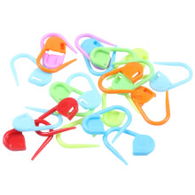 20 Pcs Color Knitting Stitch Mark Crochet Locking Tool Holder