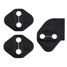 3Pcs for  Jimny 2019 2020 Car Door Lock Protective Decoration Cover Trim Sticker Accessories, Black