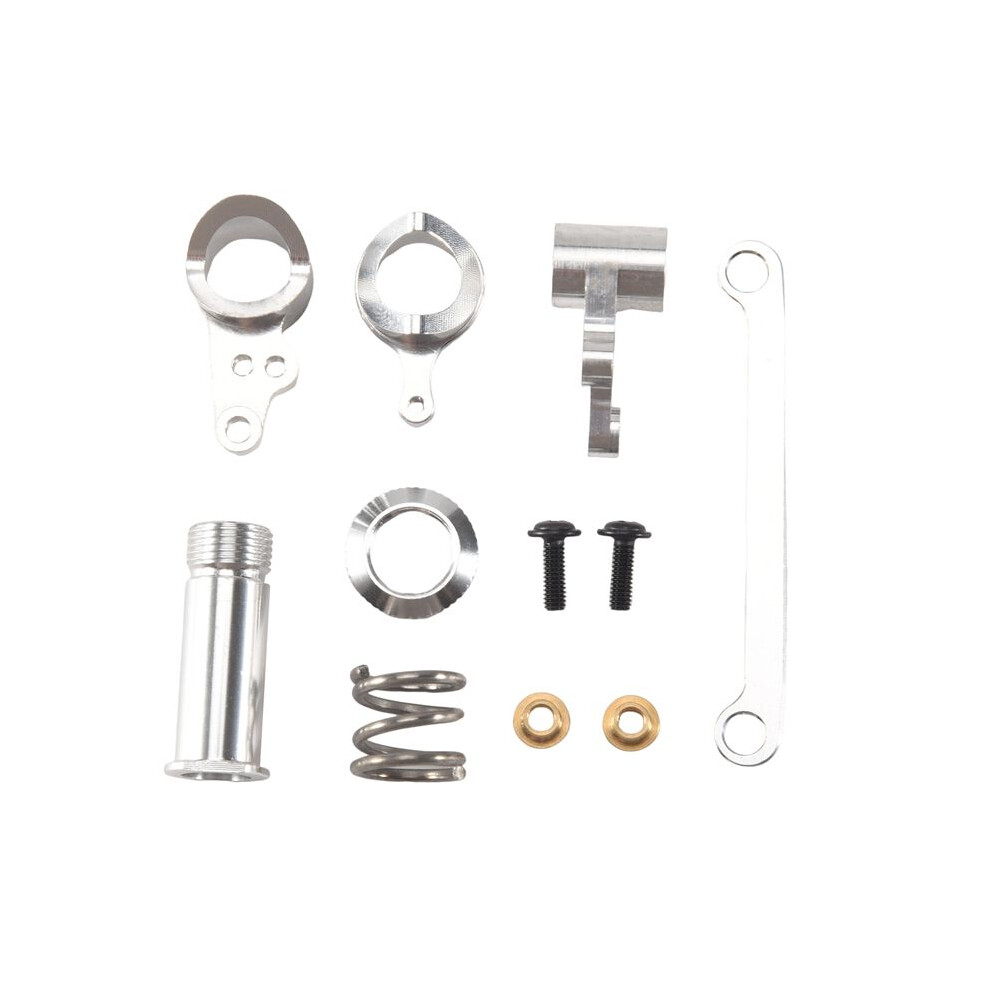 Steering Clutch Assembly Steering Servo Saver Complete For 144001 1/14 124018 124019 Rc Car Upgrade Parts, Silver 6033105760061