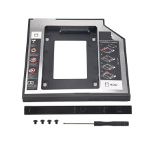 Universal  2Nd Hdd Ssd Hard Drive Caddy 9.5Mm For Cd/Dvd-Rom Optical Bay For Hdd Sataii Sdd Hard Disk Bracket