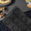 Silicone Hamburger Bread Forms Perforated Bakery Molds Non Stick Baking Sheets Fit Half Pan Size 3