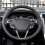 3ST Silver Rattskydd Trim Rattknappram för  Fusion Mondeo 2013-2019 1